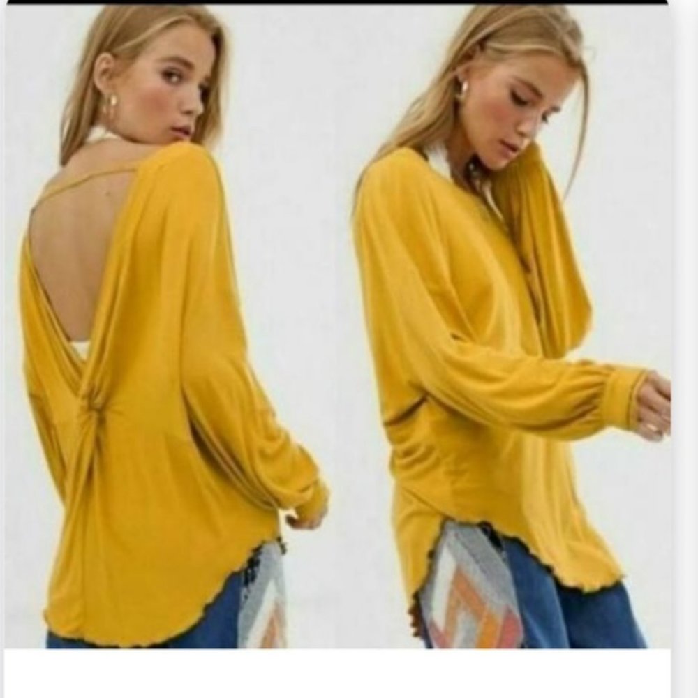 FREE PEOPLE SHIMMY SHAKE TOP. M/L